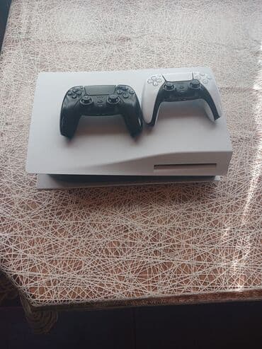 ps5 pult: PlayStation 5 (disk yuvalı versiya) oyun konsolu super vezyetdi dir — 5