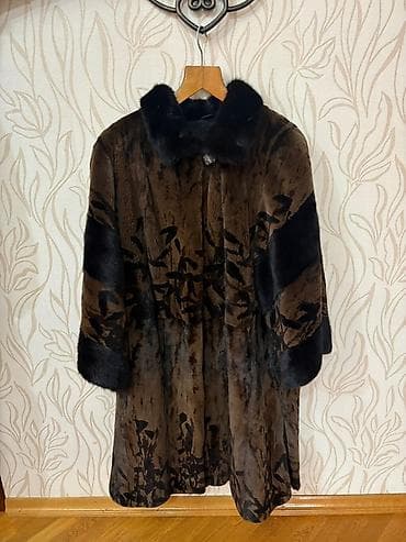 topdan geyim: Kopenhagen Fur “Burgundy” etiketli orijinal mink (xəz) qadın paltosu — 4