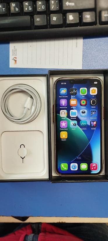 iphone 15 pto: IPhone 13 Pro, 128 GB, Qızılı, Face ID — 2