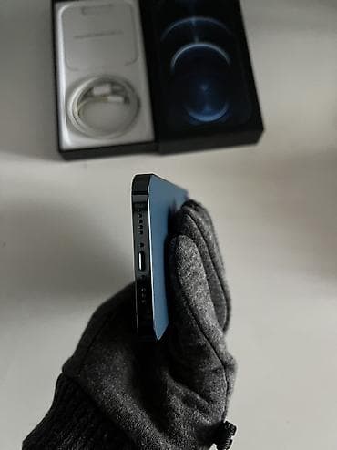 iphone 5s kreditle satisi: IPhone 12 Pro, 128 GB, Pacific Blue, Face ID — 9