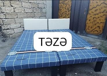 Təzə çarpayılar 1 nəfərlik çarpayılar 60manat. 2 nəfərlik taxt