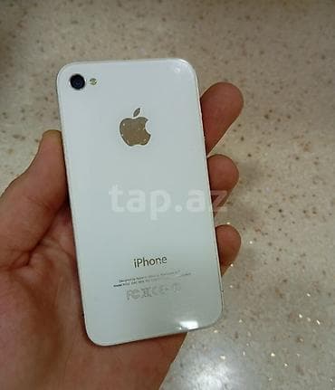 ayfon 4 kameralı: IPhone 4, 16 GB, Ağ — 3