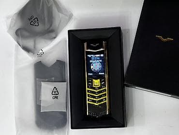 Vertu Signature Touch, rəng - Qızılı, Düyməli