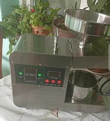 kasalar: Yeni paslanmayan poladdan avtomatik yağçıxarma (yağ presi) aparatı — 1