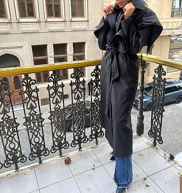 Dizayner plaşı ölçü oversize qiymət 150 azn lalafo.az -da Dizayner plaşı ölçü oversize qiymət 150 azn