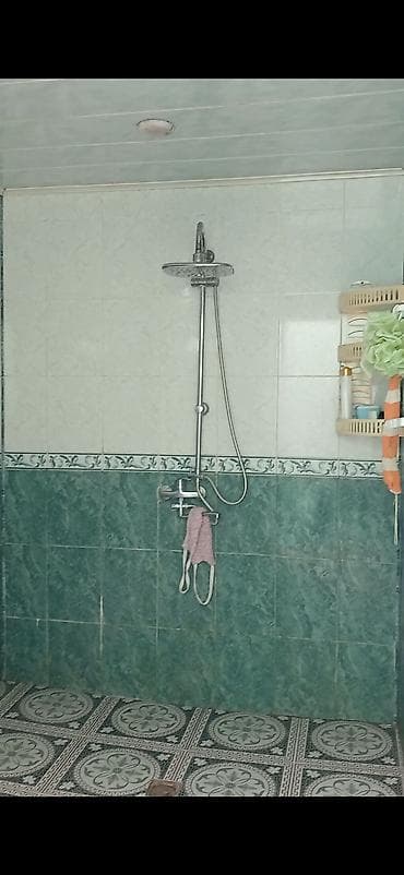 a frame ev: 3 otaqlı mənzil – interyer təsviri - Mətbəx: mərmər naxışlı üst və — 7