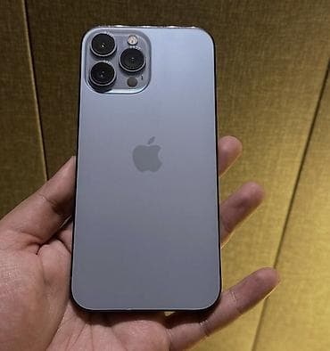 ipad 14 pro: IPhone 13 Pro, 128 GB, Sierra Blue, Zəmanət, Simsiz şarj, Face ID — 5