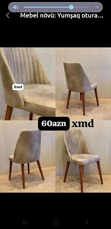 kreslo modelleri: Mebel növü: Yumşaq oturacaq - Model: Yumşaq, arxalığı tikişli (şaquli — 1