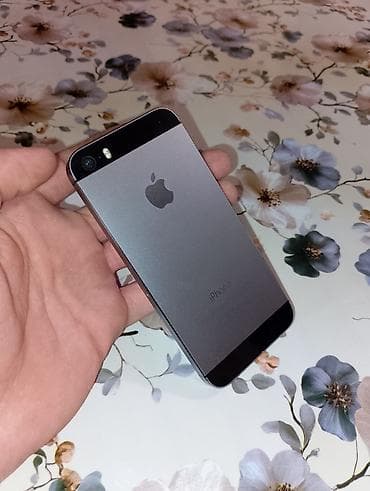 ayfon qiymətləri: IPhone 5s, 16 GB, Space Gray, Barmaq izi — 1