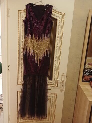 Şıq gecə/libas - Rəng: tünd bənövşəyi (şarap tonunda) - Material lalafo.az -da Şıq gecə/libas - Rəng: tünd bənövşəyi (şarap tonunda) - Material