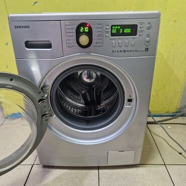 kontakt home kredit telefonlar: Paltaryuyan maşın Samsung, 6 kq, İşlənmiş, Avtomat, Qurutma var, Kredit yoxdur, Pulsuz çatdırılma — 3