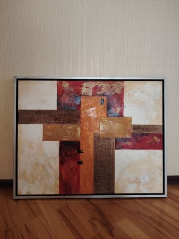 sekil ucun ramkalar: Kətan üzərində əl işi və üzərində boyadan əlavə parça işləmələri — 4