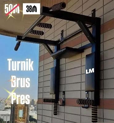 Turniklər və bruslar: Bi̇rbaşa sexdən topdan qi̇yməti̇nə satiş. Sizə turnik pres brus 3ü — 1