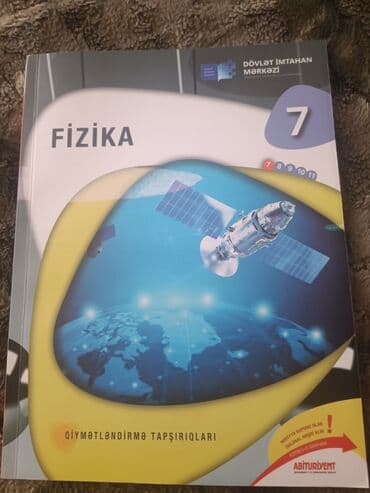 Kitab-5 manat işlenmemiş təzə 7 çi sinif fizika