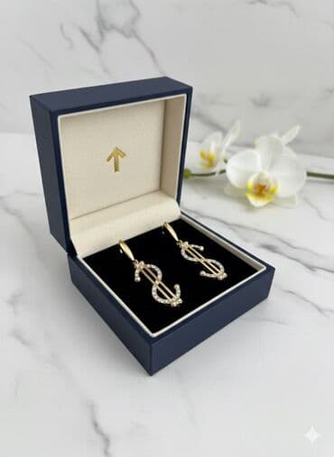 qızıl hərflər: Zərif zinət dəsti – yüksək keyfiyyətli qızıl örtüklü - Qolbaq 1 — 5