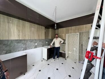 akrilik: Sifarişlə mətbəx dəsti, Özü çəkən petlələr, MDF, Kredit var, Pulsuz çatdırılma — 1