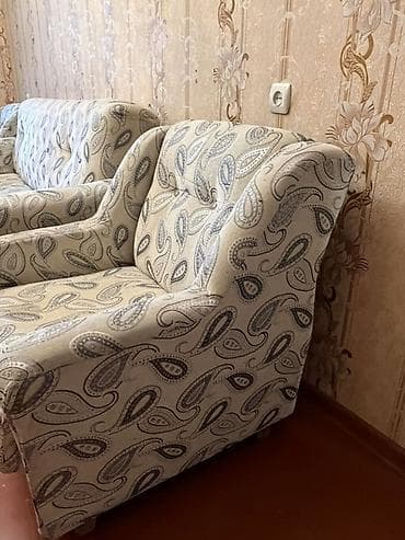 divan və kreslo: Mebel dəsti – 1 divan + 2 kreslo - Tərkib: uzun üçnəfərlik divan və — 2