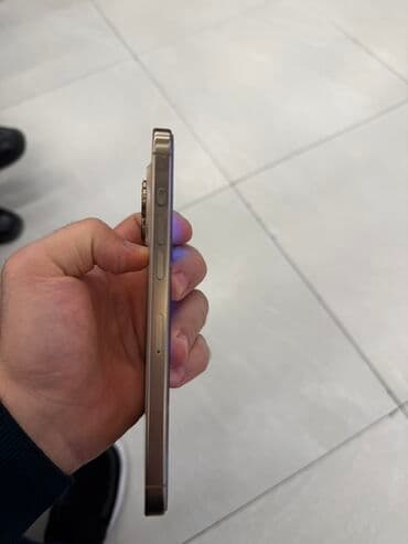 iphone dubai version: IPhone 16 Pro Max, 256 ГБ, Золотой, Гарантия, Отпечаток пальца, Беспроводная зарядка — 1