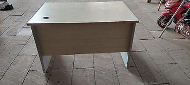 embawood ofis mebelleri: Ofis masası – kabel keçidi olan model - Material: Laminat/MDF üstlük — 1