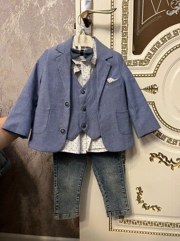 şalvar modelleri 2022: Oğlan uşaqları üçün dəst: zövqlü klassik-casual kombinə edilmiş 5 — 1