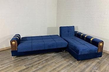 armut koltuk: Künc divan, Yeni, Açılan, Bazalı, Vеlur parça, Rayonlara çatdırılma — 2