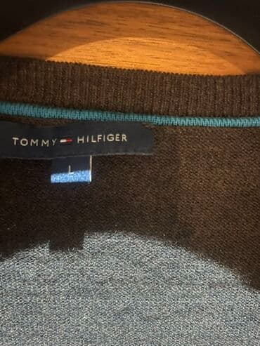 Sviter, Tommy Hilfiger, L, rəng - Boz