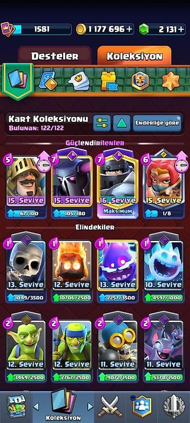 bas gitara: Clash Royale hesabı – yüksək trofeyli və zəngin kolleksiyalı - — 2