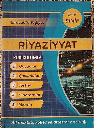 Riyaziyyat dərs vəsaiti – 5–9-cu siniflər üçün Müəllif: Elməddin