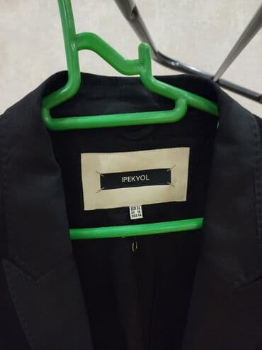 женские трикотажные костюмы: İPEKYOL qadın kostyumu – pencək və ətək dəsti - Rəng: qara - Brend — 2