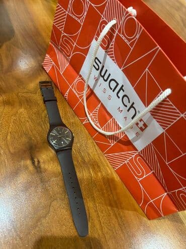детские наручные часы swatch: Qol saatı, Swatch, rəng - Qara — 1