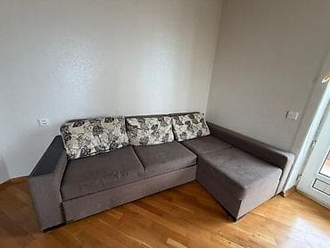 Ev üçün mebel: Künc divan, İşlənmiş, Bazalı — 1