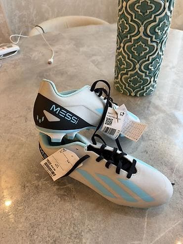 botinki: Rəng - Ağ Botinkalar, Adidas, Ölçü: 38, Oğlan üçün — 2