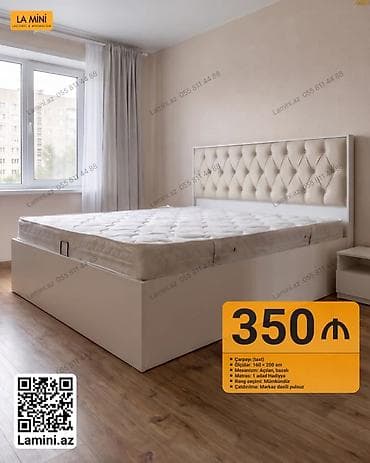 intex matras: İkinəfərlik çarpayı, Bazalı, Matras ilə, Siyirməsiz — 1