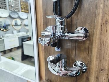 Vanna/duş üçün divara quraşdırılan qarışdırıcı kran dəsti. - Korpus