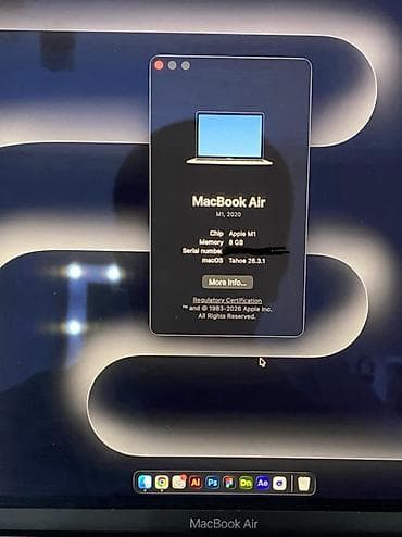 sony notebook: Apple MacBook Air 13" (M1, 2020) – Space Gray - Prosessor: Apple M1 — 4