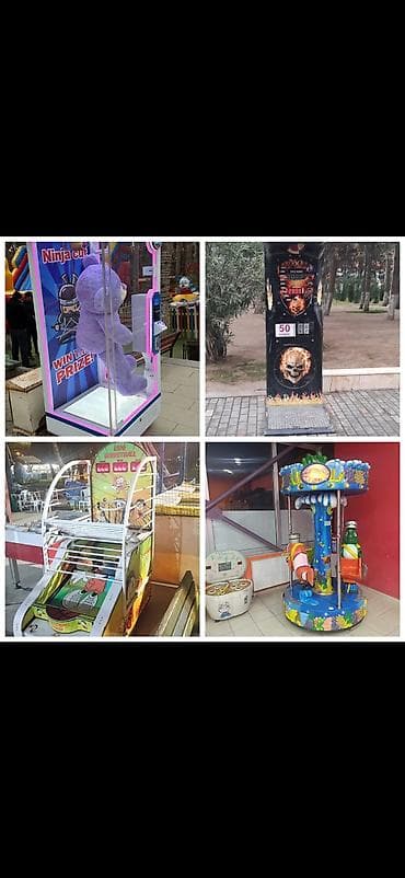 Parklar ve eylence merkezleri ucun her cure oyun aparatlari satilir