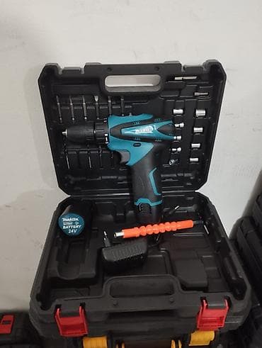 drel tutacağı: Makita markalı akkumulaytorlu pistolet tipli matkap/şuruboyma dəsti — 1