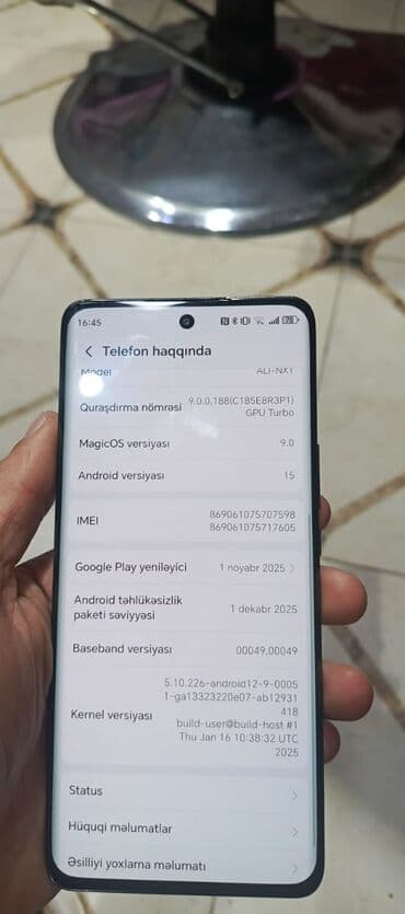telefonlar honor: Honor 4A, 256 GB, rəng - Qara, Sensor — 6