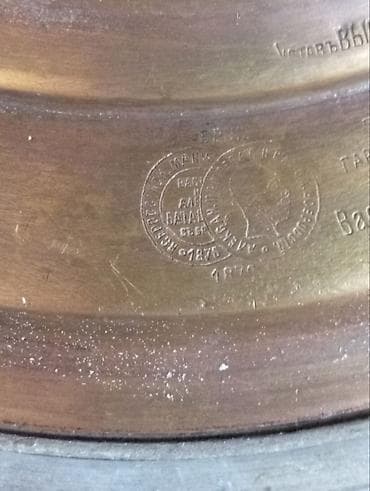Qədim samovar, 1870 il, Mis — 4