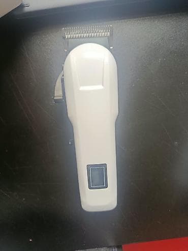 ucuz modem: Saç kəsim maşını – simsiz, şarjlı - Rəng: ağ korpus, paslanmayan — 3