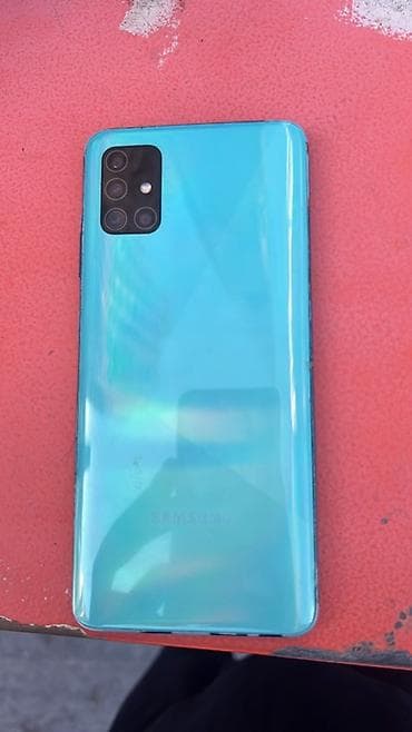 mini led: Samsung Galaxy A51, 128 GB, rəng - Mavi, İki sim kartlı, Sensor, Qırıq — 2