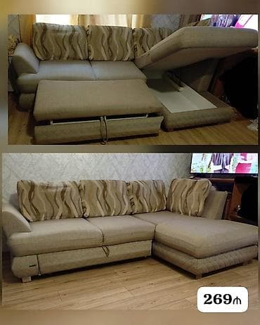 Künc divan, İşlənmiş, Açılan, Bazalı
