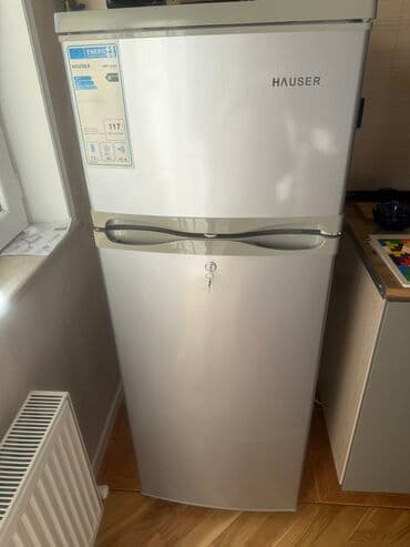 İşlənmiş 2 qapılı Hauser Soyuducu Satılır, rəng - Boz