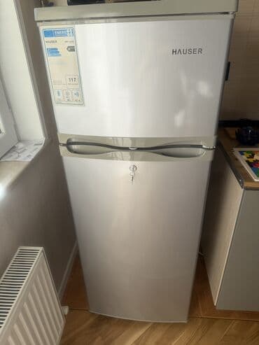 Холодильники: Б/у 2 двери Hauser Холодильник Продажа, цвет - Серый — 1