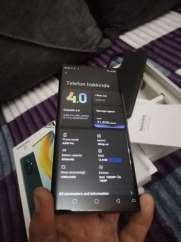 iphone 6s plata: Blackview A200 Pro – Polar Night Black rəng Texniki xüsusiyyətlər: - — 8
