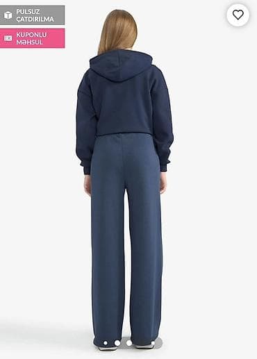 de facto sweatshirt: Şalvar, Defacto, XS, rəng - Göy — 6
