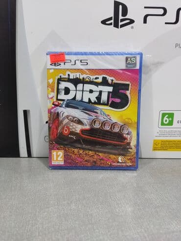 oyun rol seti: Playstation 5 üçün dirt 5 oyun diski. Tam yeni, original bağlamada. - — 1