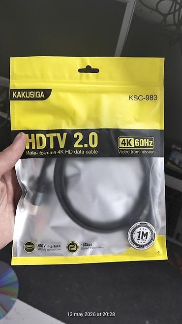 tv kransteyn: KAKUSIGA KSC-983 HDTV 2.0 kabeli – 4K 60Hz görüntü ötürməsi üçün - — 1