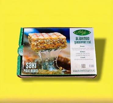 şirniyyat soba: ✨ Premium - Şəki halvası 🫖 Super dad 😋 Orijinal məhsul. Findıqlı - 500 — 1