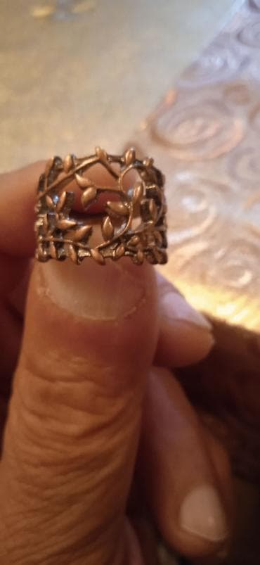 tifani üzük: Qadın üzük dəsti – 3 ədəd - Material: metal ərinti (qızıl-bürünc və — 1